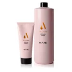 Masque à l’huile d’argan 22 Luxury Argan Mask d’Emme Diciotto en formats 200 ml et 1000 ml, pour une hydratation intense des cheveux.