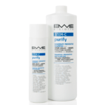 deux bouteilles blanches 1 litres et 250ML du shampoing tonic pour les cheveux