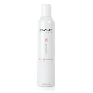 Laque cheveux extra forte. Flacon de laque coiffante extra forte Emme Diciotto N°18 pour une tenue durable et une finition naturelle.