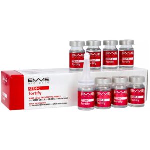 8 Flacons de traitement anti-chute STEM-C FORTIFY pour stimuler la pousse des cheveux et prévenir leur chute.